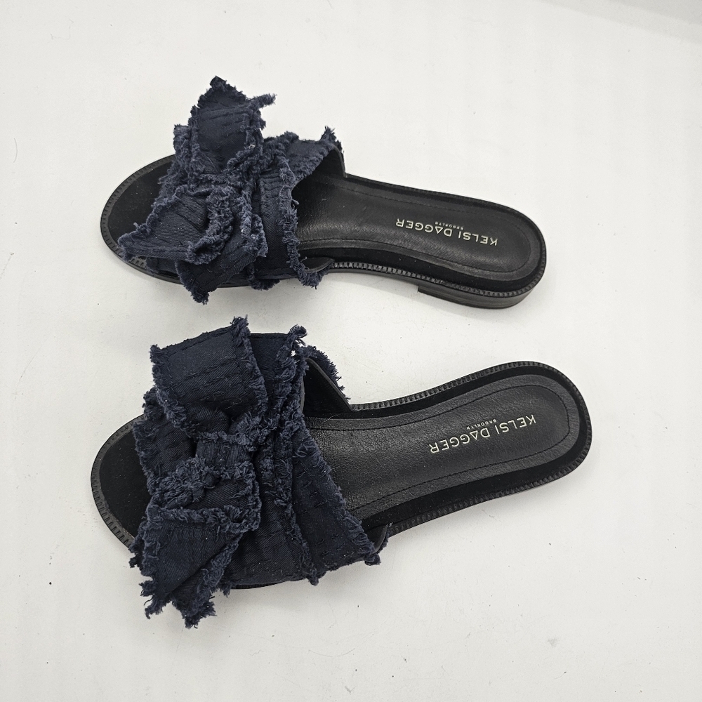 Kelsi Dagger Brooklyn Revere Bow Slides Navy Size… - image 2